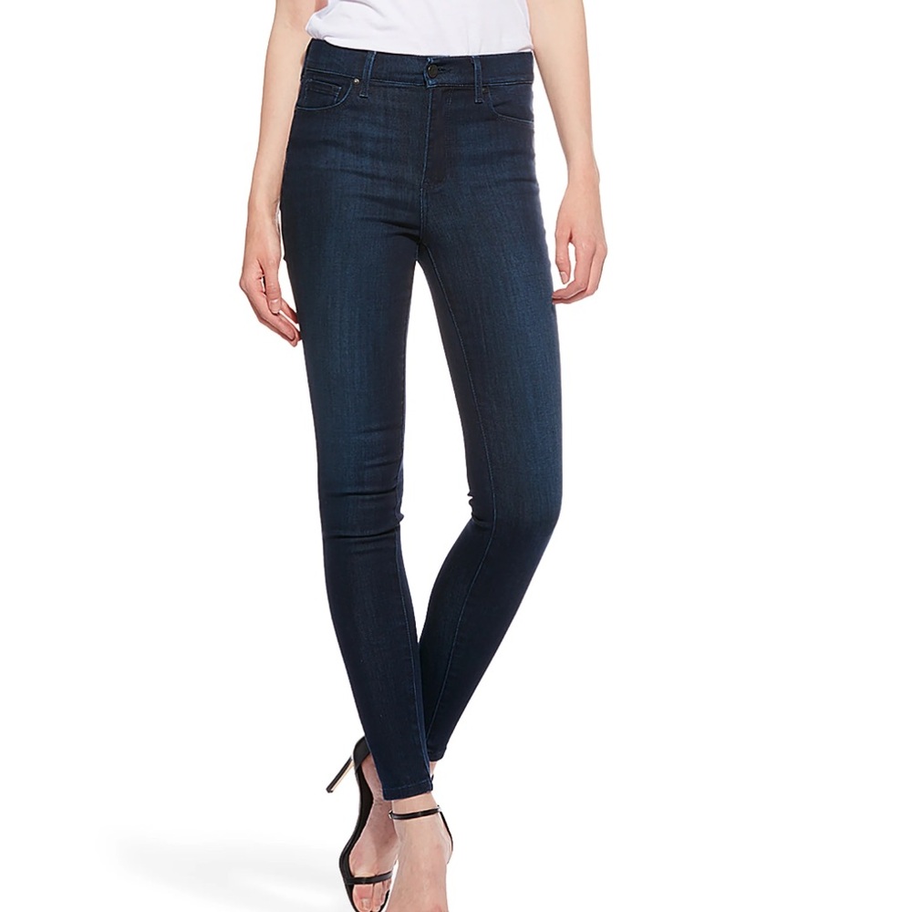Mott & Bow High Rise Skinny Blue Jeans